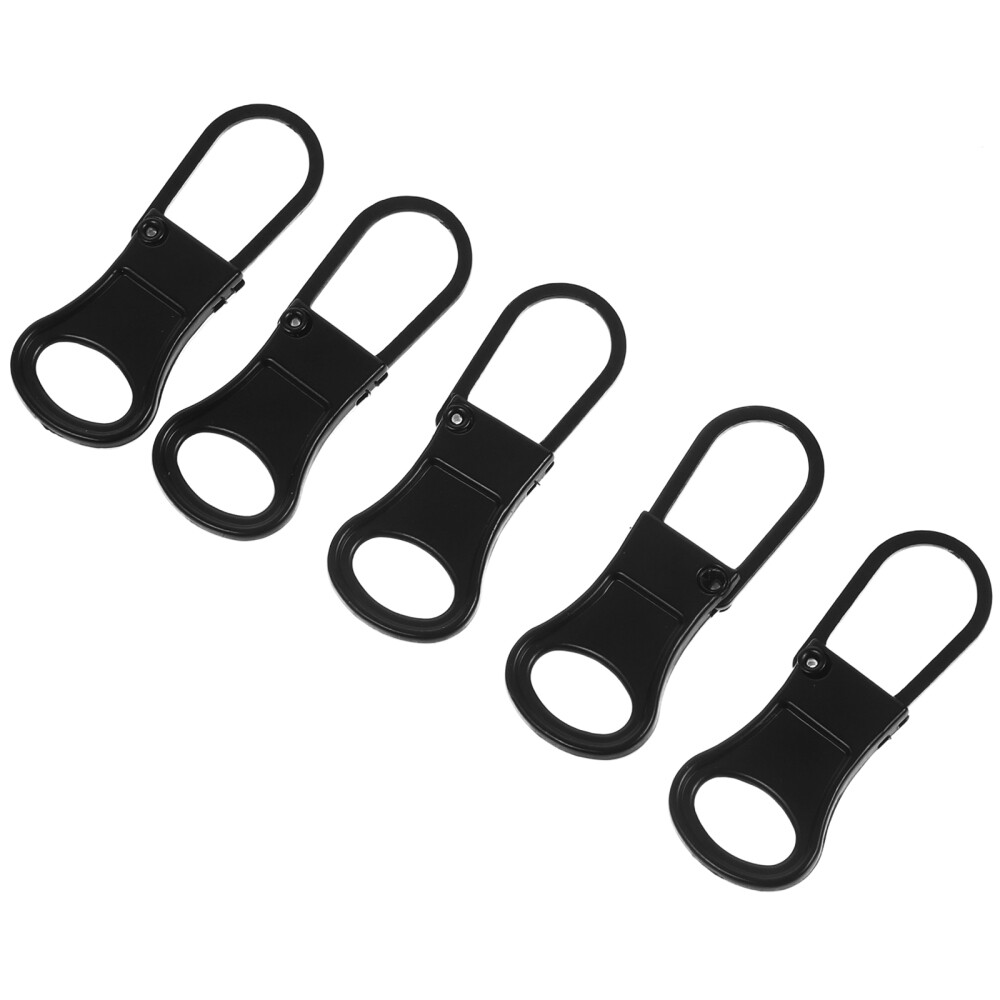 5 Pcs Bag Zipper Pull Replacement Slider Removable Tab Accessories Fixer Wallet