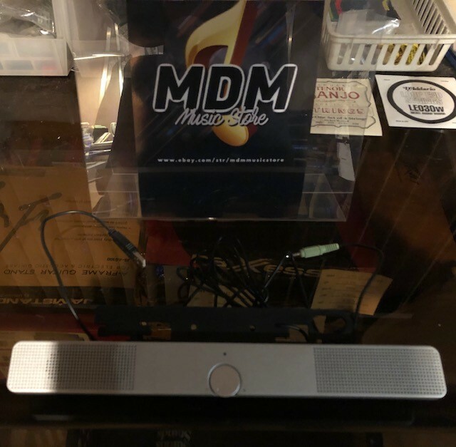 HP Silver Flat Panel Speaker Bar