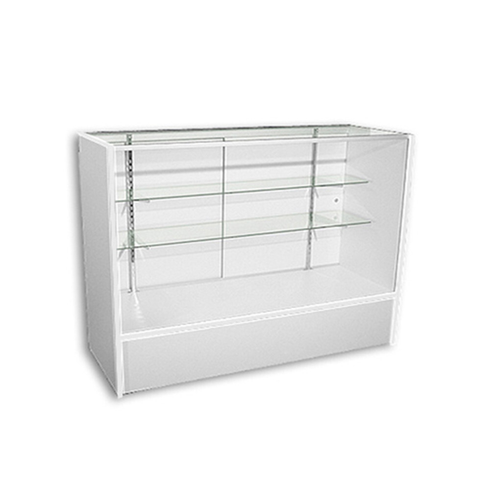 4Ft Full Vision Display Showcase 48"L x 18"D x 38"H - White