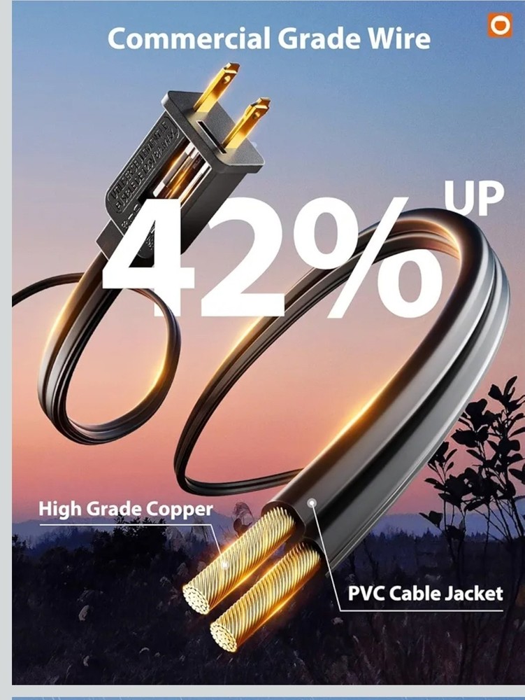 Addlon 48 ft LED Weatherproof String Lights