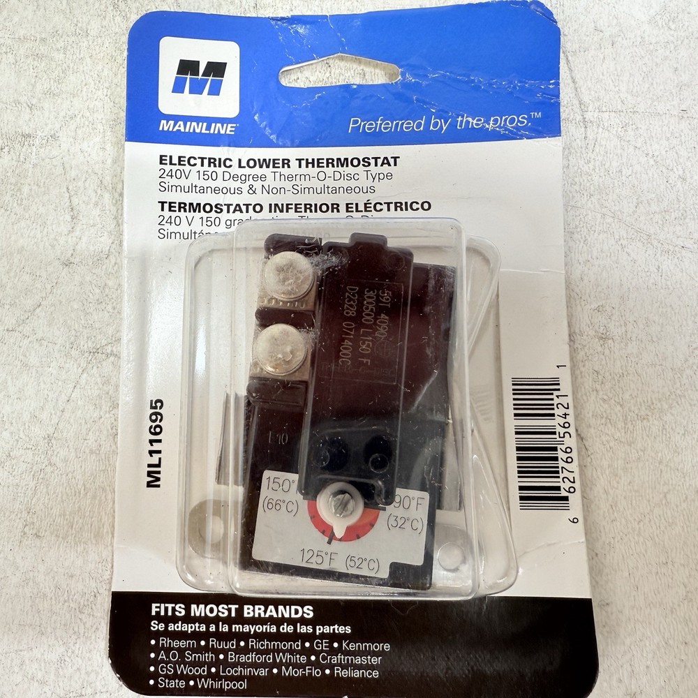 Mainline ML11695 THERMOSTAT Rheem 59T 4090 300500 L150F D2304 012310C  New