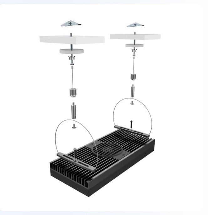 AquaIllumination EXT Single Module hanging Kit Black