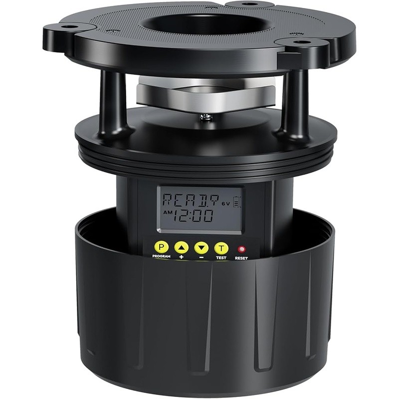 Efficient Deer Feeder Kit Digital Timer Adjustable Arms Solar Panel Ready New