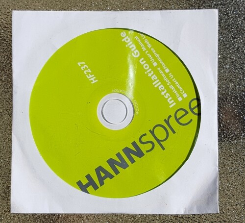 Hannspree Installation CD Only HF237 Software