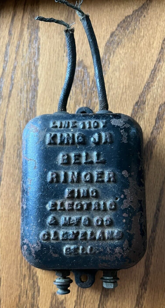 Vintage King Jr Bell Ringer Electric Untested