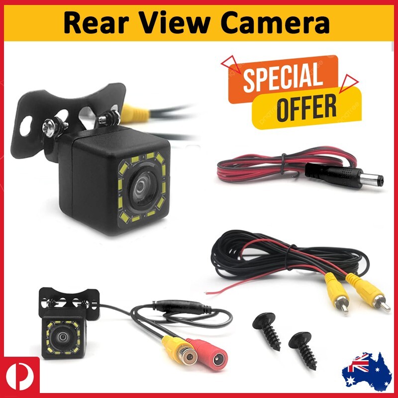170° Reverse Camera 12 LED Car Waterproof Rear View Parking Camera Night Vision