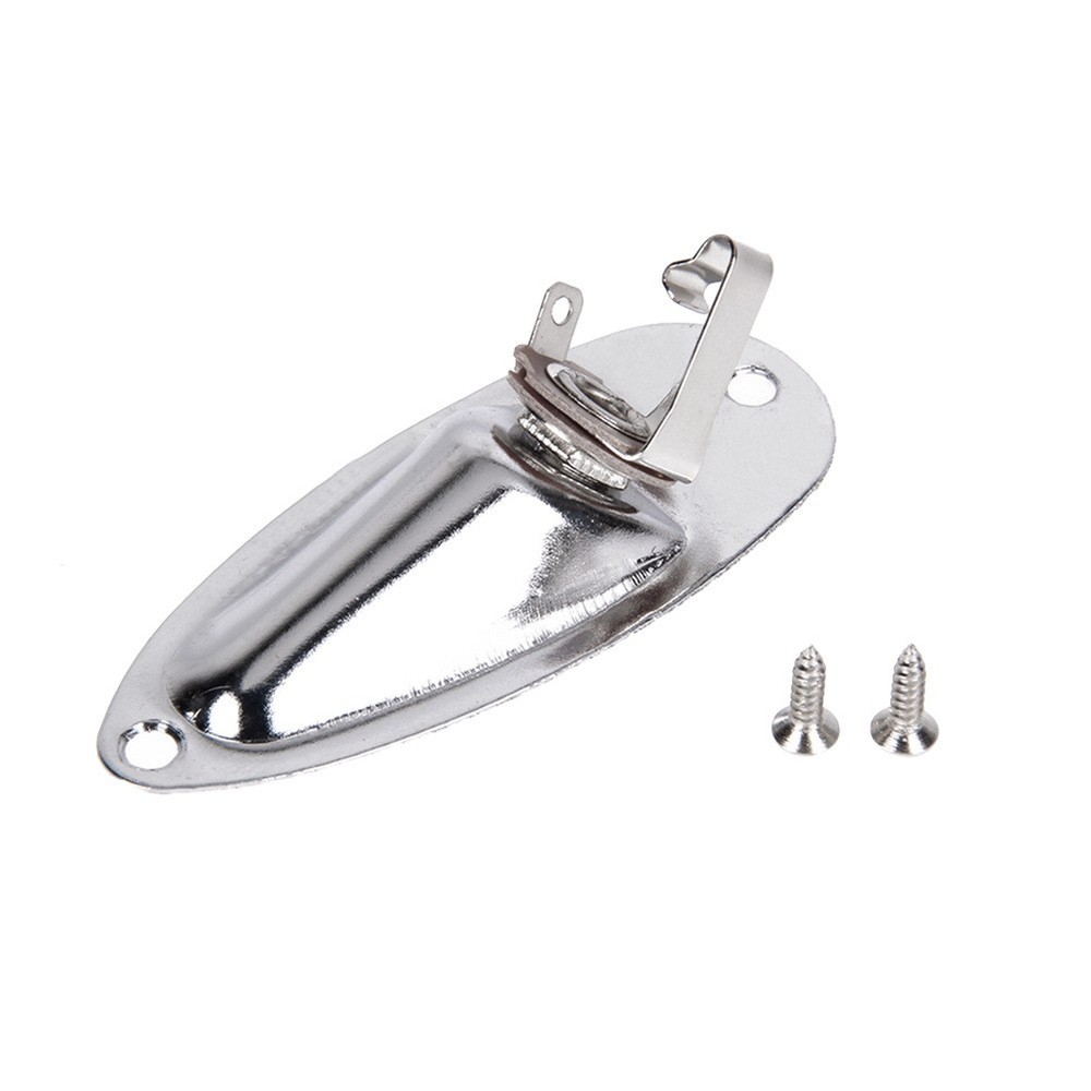 Loaded Boat Style Guitar Pickup Output Input Jack Plug Socket For FD Strat