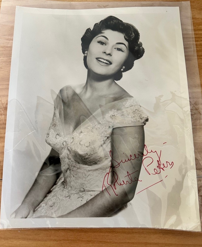 Two Signed Roberta Peters Headshots