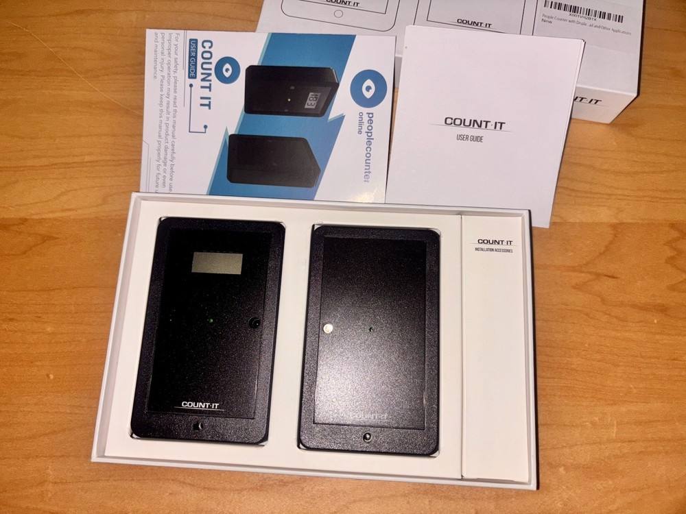People Counter w/ Display, Bi-Directional, Completely Wireless & Battery Operate