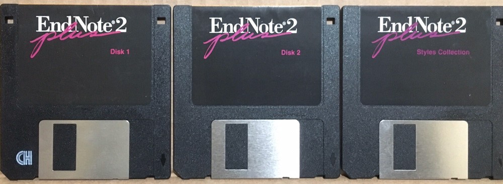 Vintage Endnote 2 Plus Enhanced Reference Database & Bibliography Maker 1994