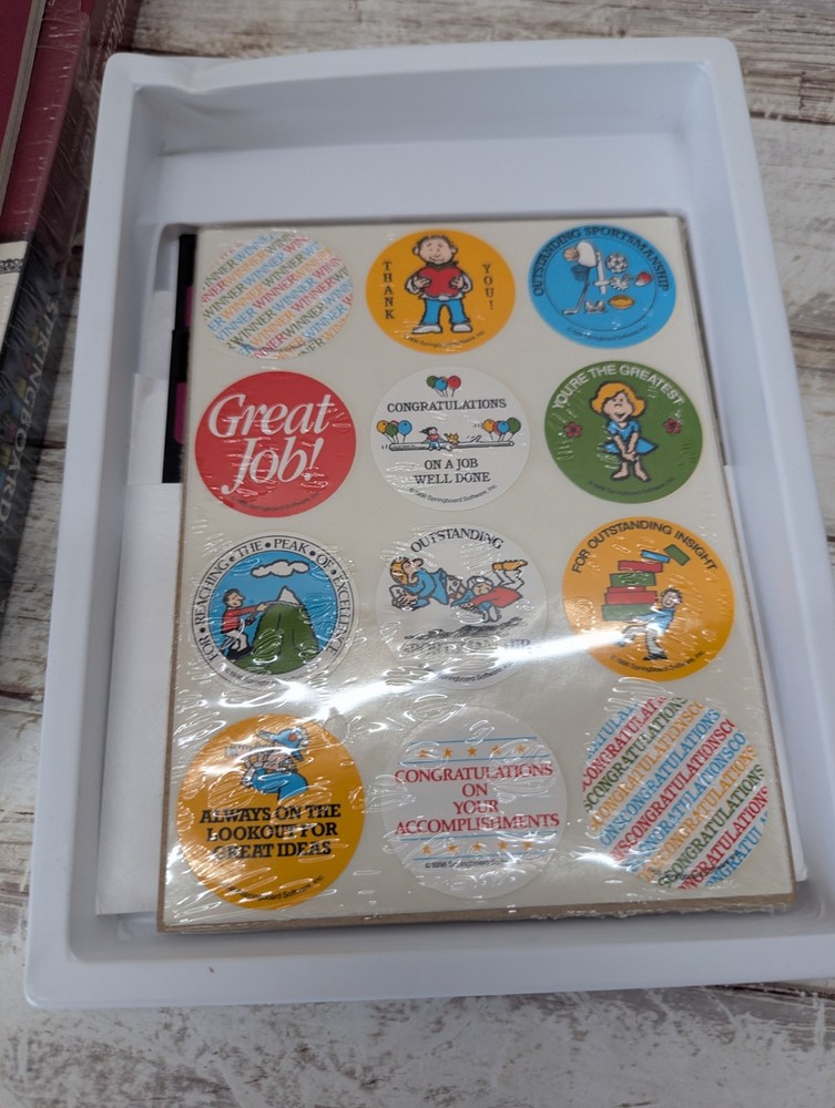 Vintage Springboard Certificate Maker IBM Tandy and compatibles