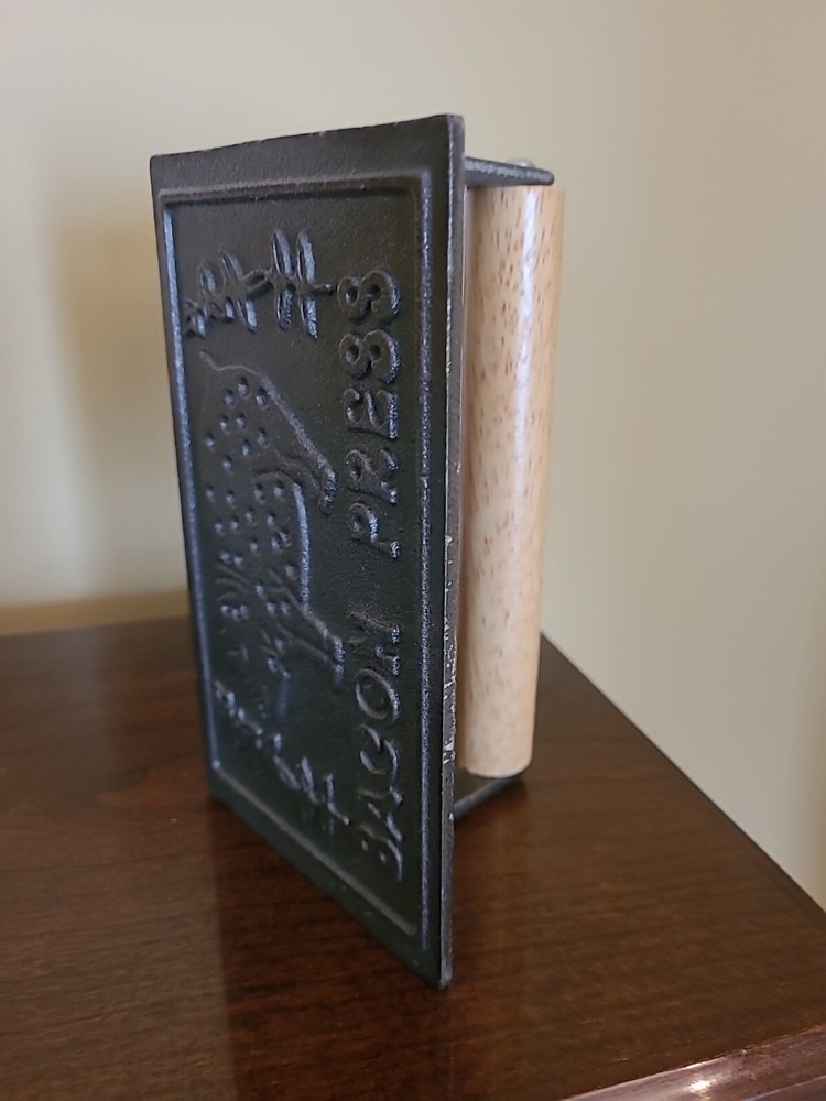 Norpro 3 Pc Cast Iron Bacon Press & Egg/pancake Ring NIB