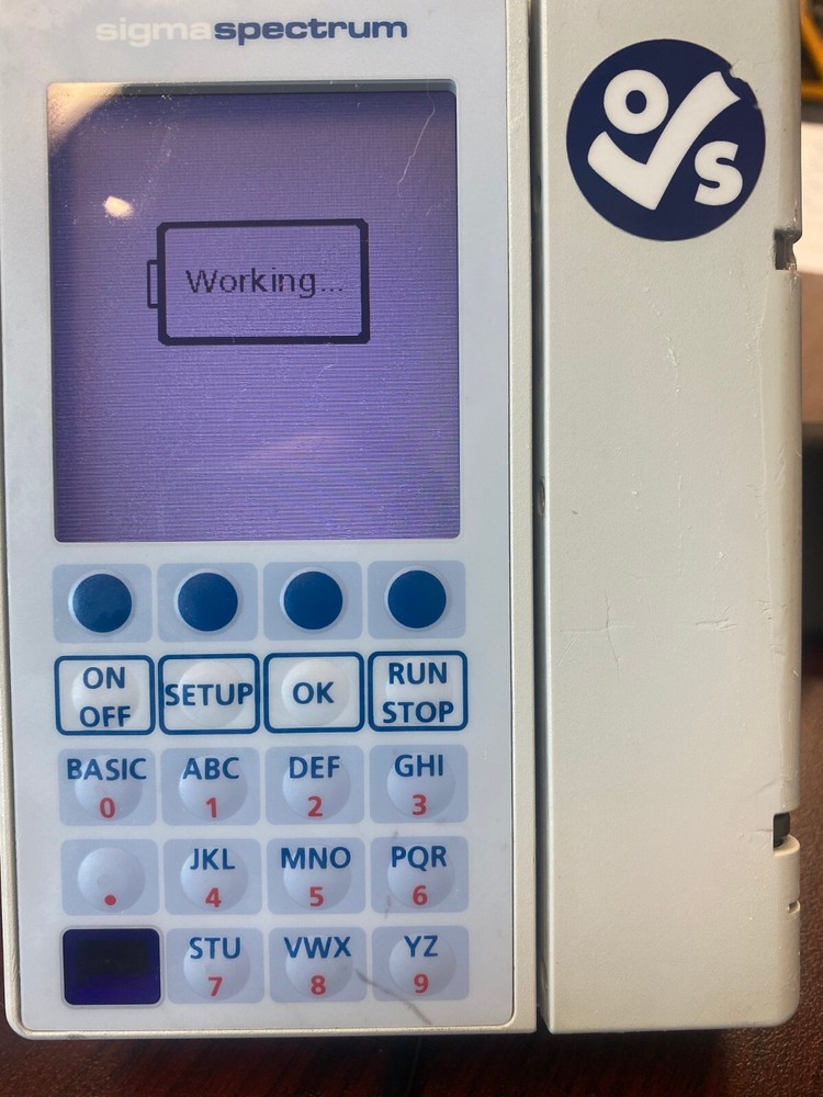 sigma spectrum infusion pump