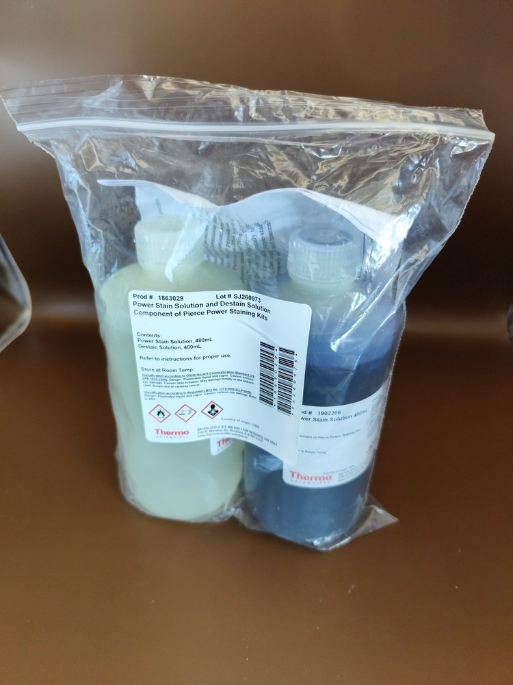 Thermo Power Stain Solution And Destain Solution