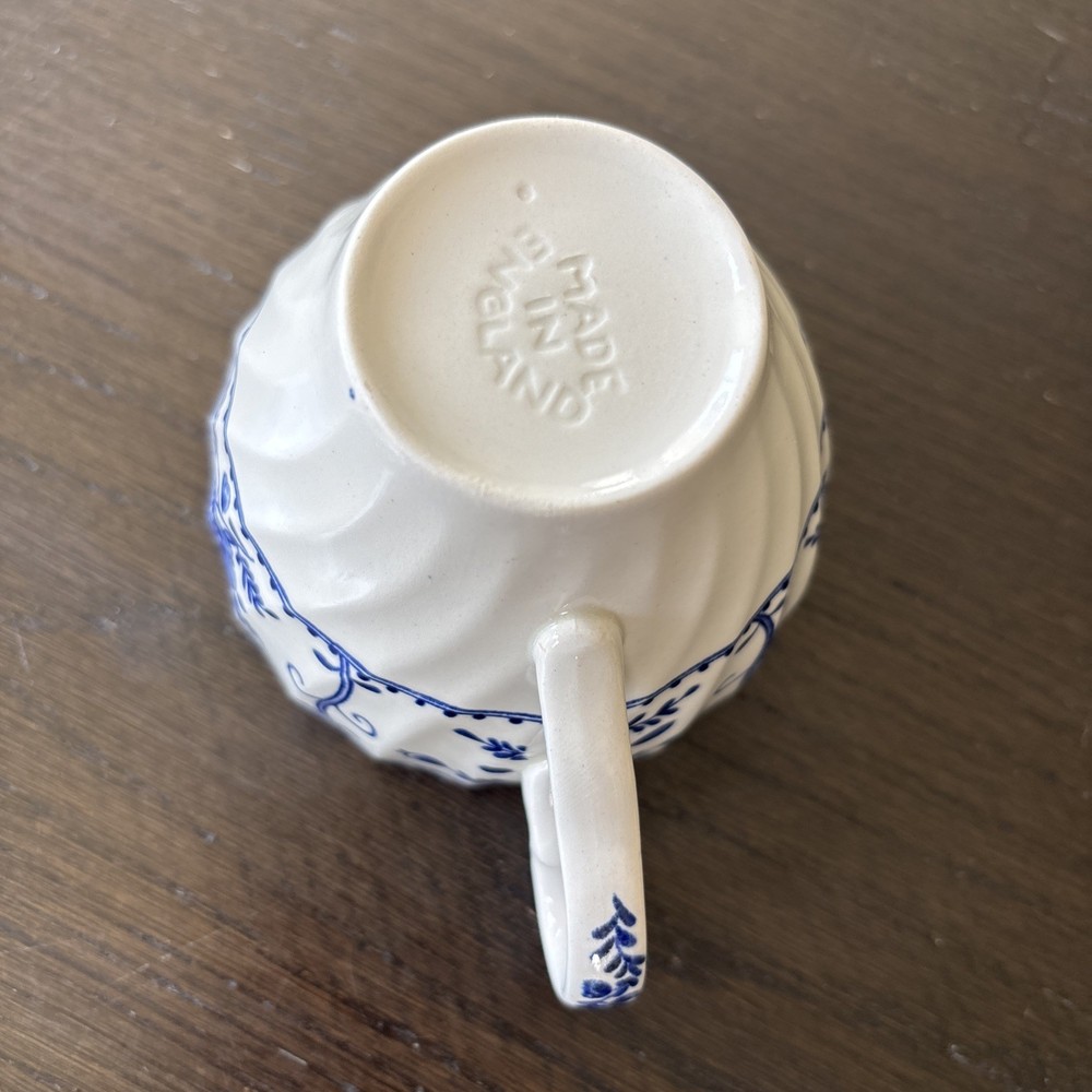 JOHNSON BROTHERS INDIES BLUE Flat Cup--ENGLAND