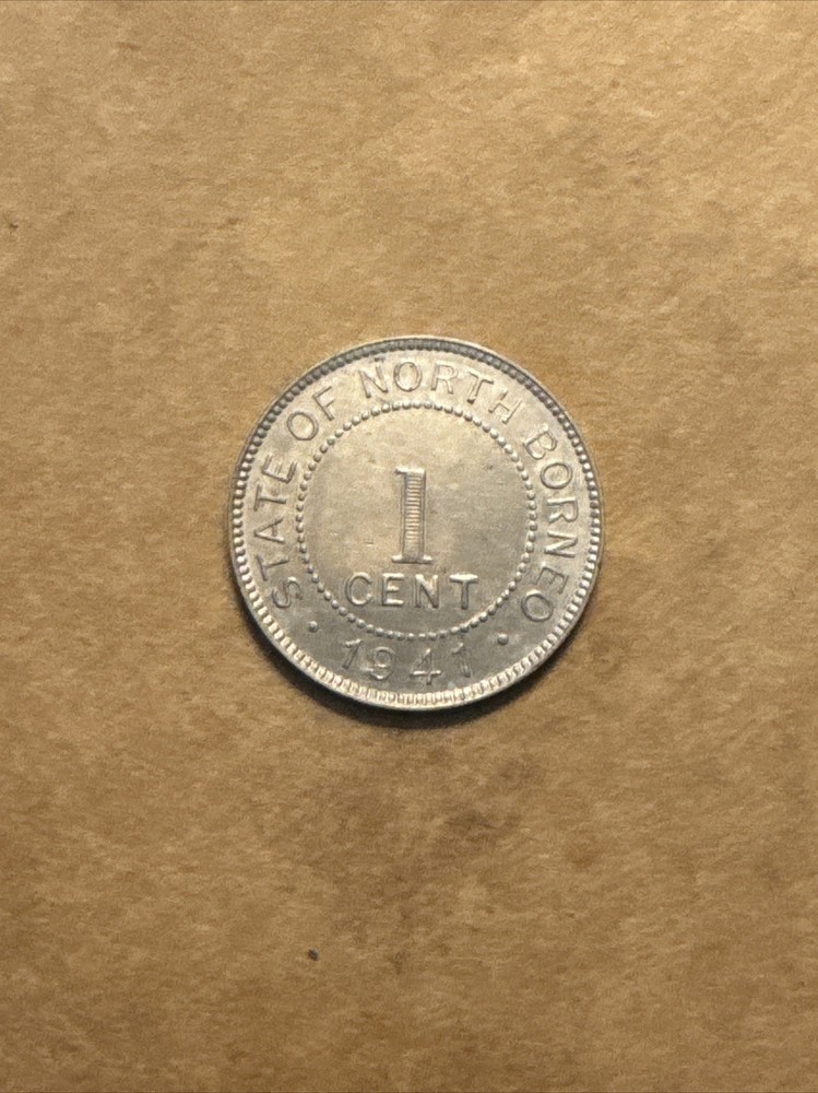 1941 British North Borneo One Cent PE
