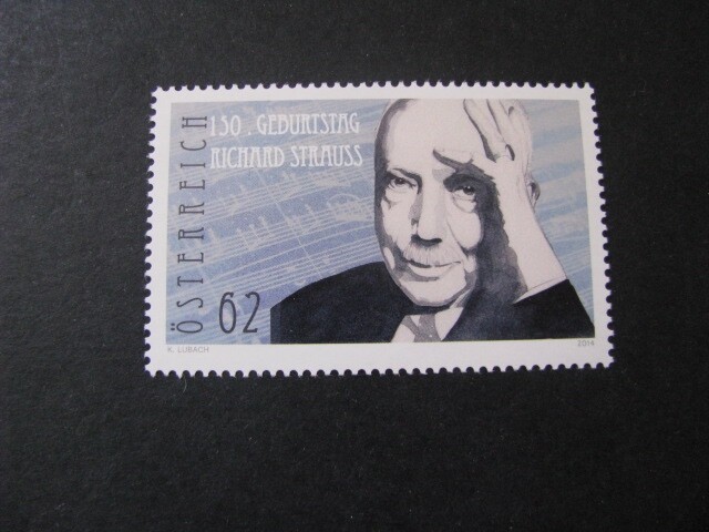 Austria Stamp Richard Strauss Issue from 2014 Unused Never Hinged