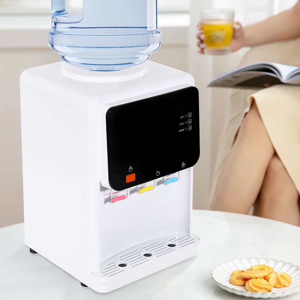 Top Loading Countertop Water Dispenser Hot Cold Water Cooler Drinking Machine