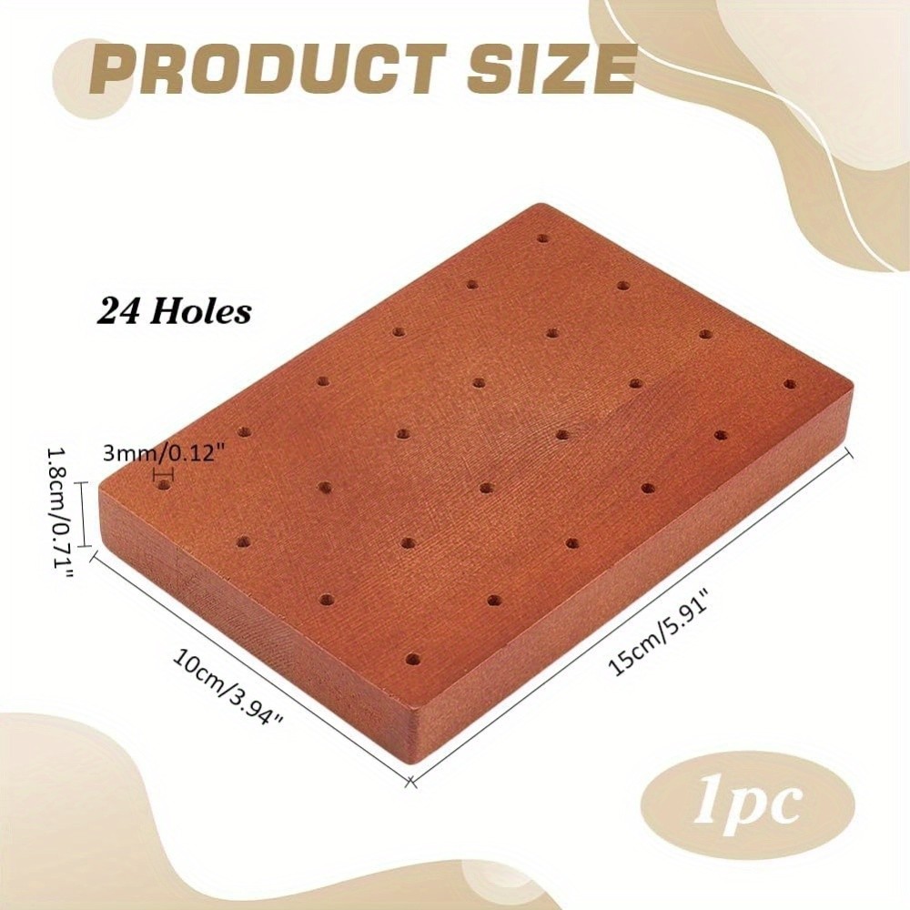 1pc Rectangle Wood het Blocking Board Knitting Loom for Knitting Making Camel