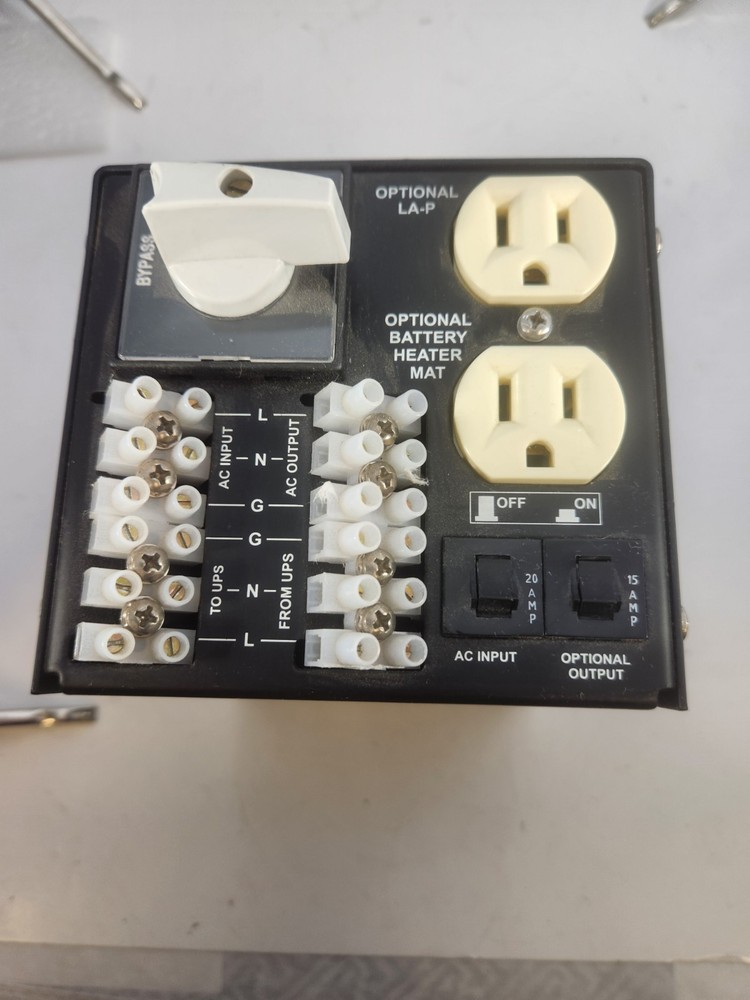 Alpha Novus MBP BYPASS SWITCH  017-183-24 untested