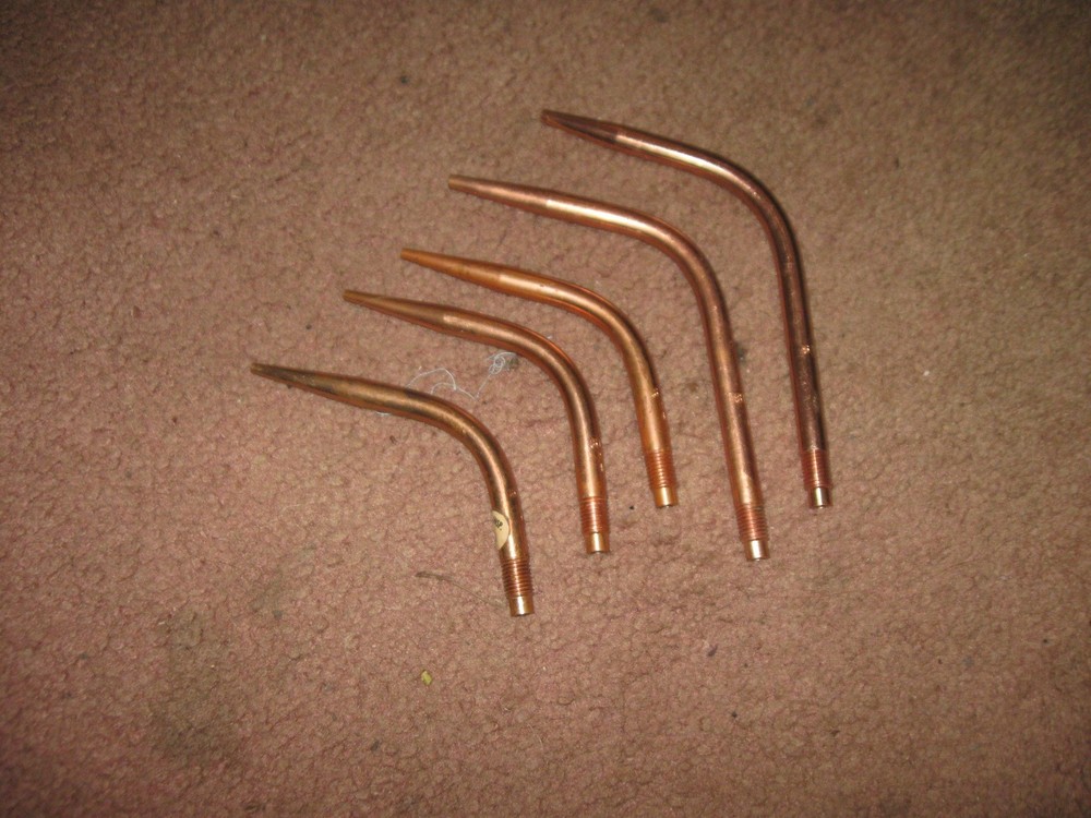 Airco Brazing Tips 5pc. Lot New