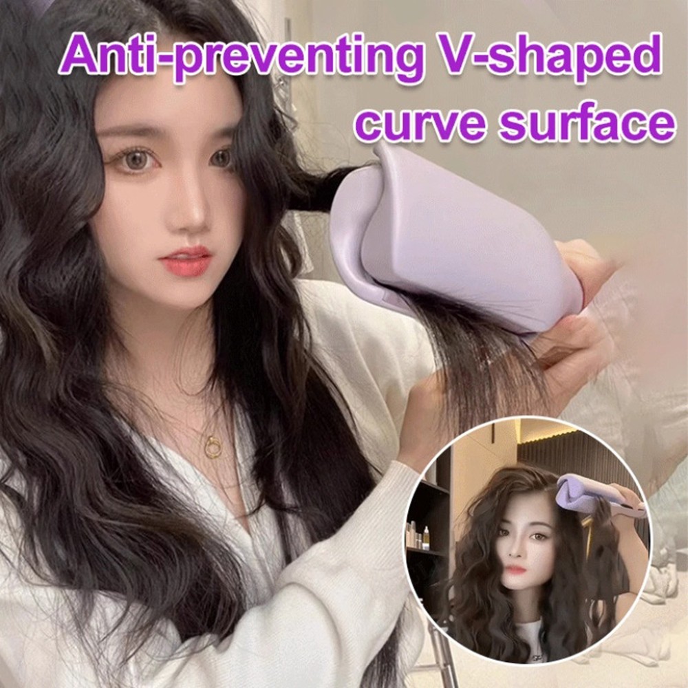 French Wave Curling Iron 32mm Simplicity Deep Wave Egg Roll Curling Iron Crimper