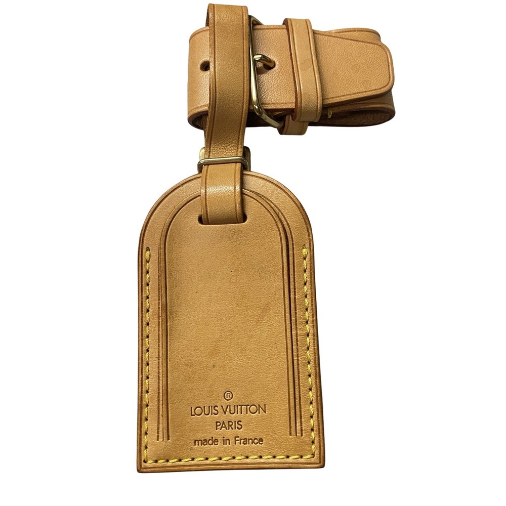 Authentic Louis Vuitton Luggage Tag Excellent Condition