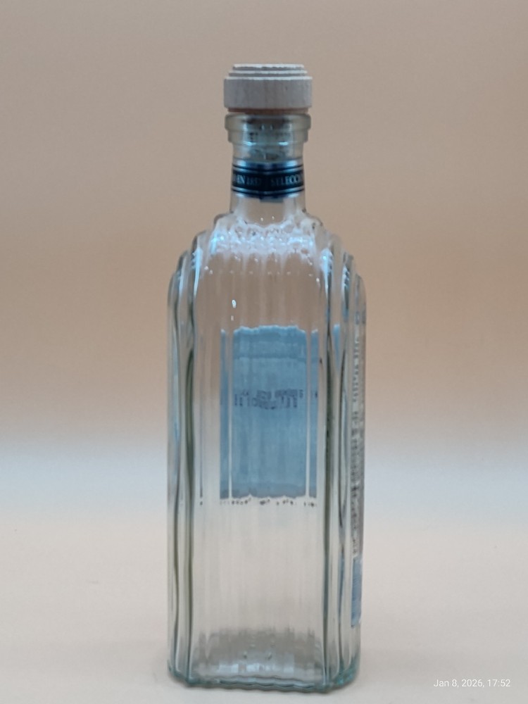Gran Centenario Plata Tequila Bottle 1L EMPTY Glass Bottle