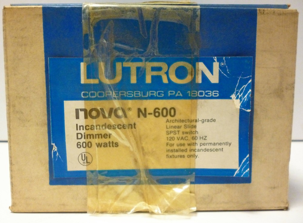 Lutron N-600 Wall Dimmer Switch
