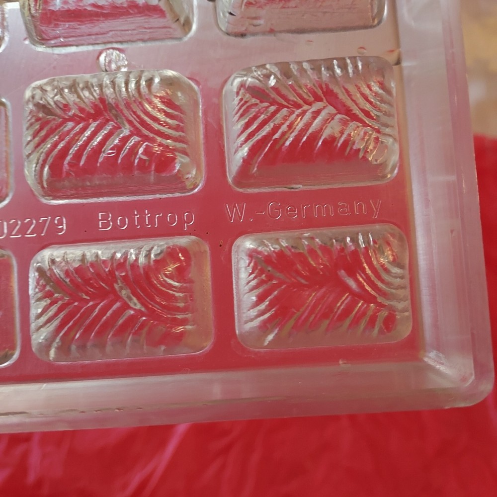 Vintage Candy Chocolate Mold Pro Decorative Rectangles Agathon Bottrop Germany