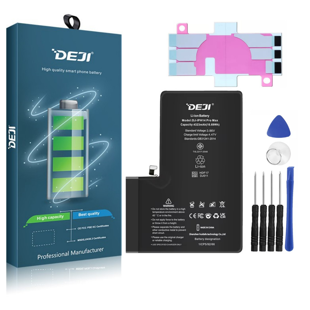 New DEJI battery for Apple iPhone 14, 14 Plus, 14 PRO, 14 PRO MAX