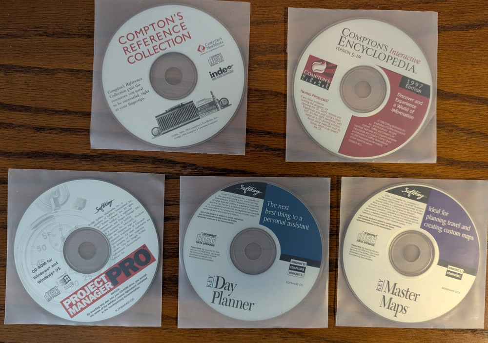 CD-ROM reference and tools software LOT