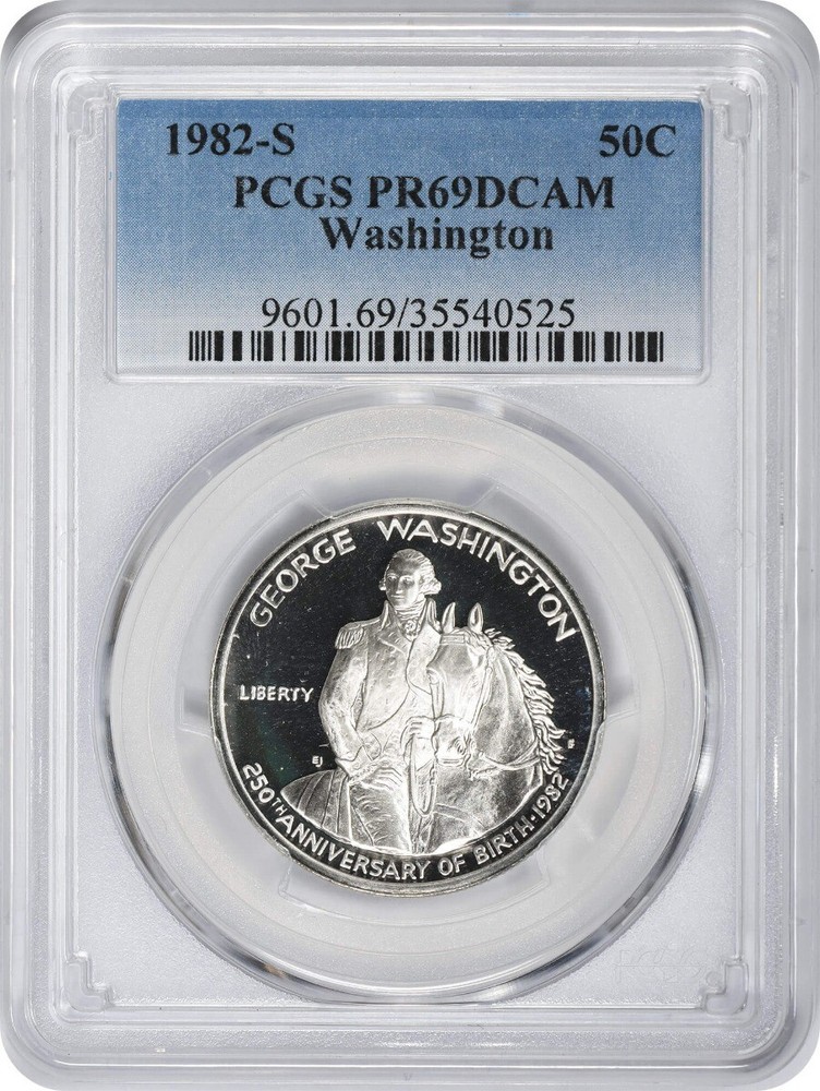 1982-S Washington Commemorative Silver Half Dollar PR69DCAM PCGS