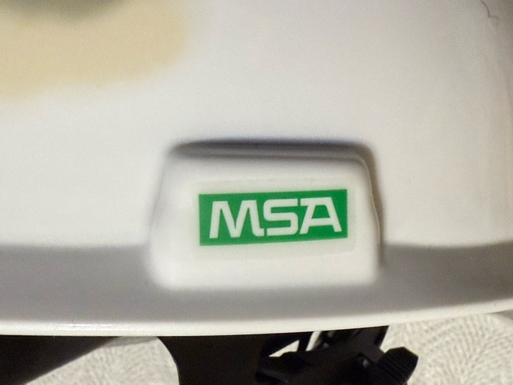 ARC GUARD FACE SHIELD & HELMET-HAT MSA SIZE MEDIUM NEW