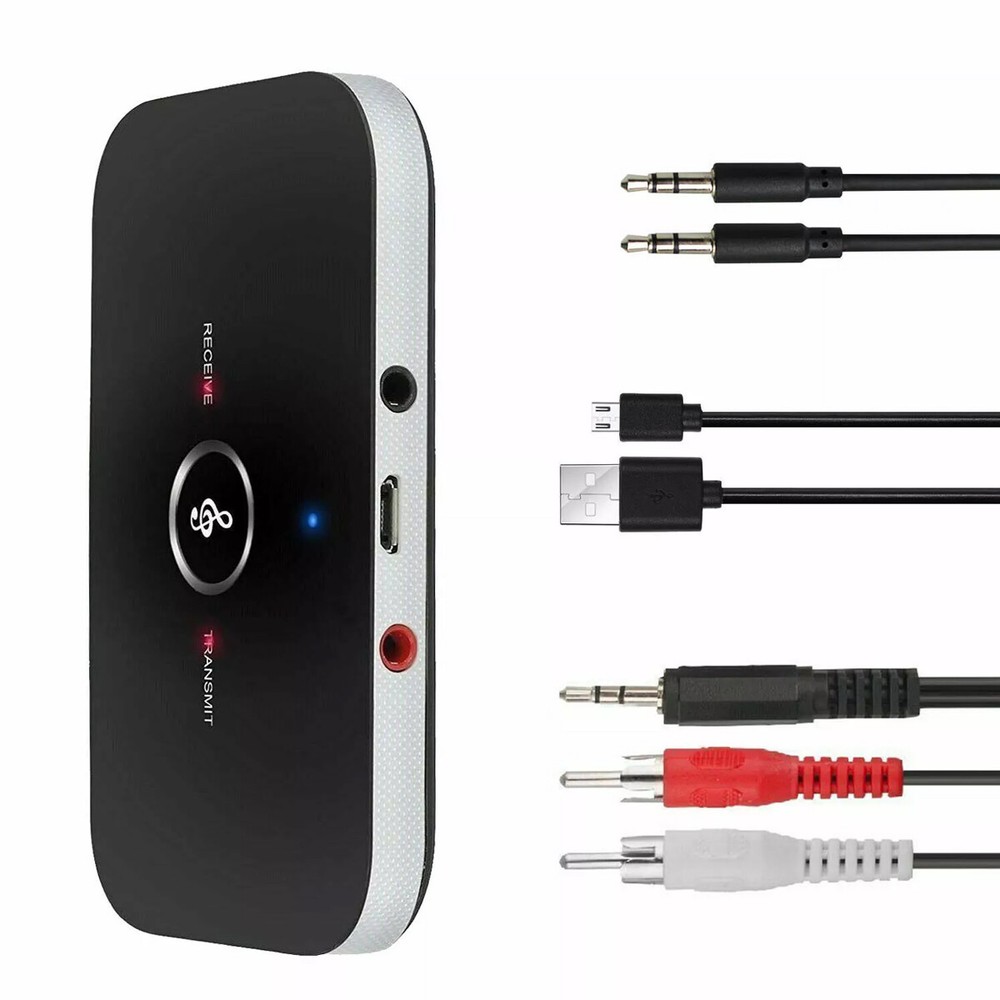 Bluetooth Receiver & Transmitter Wireless RCA to 3.5mm Aux Audio Adapter