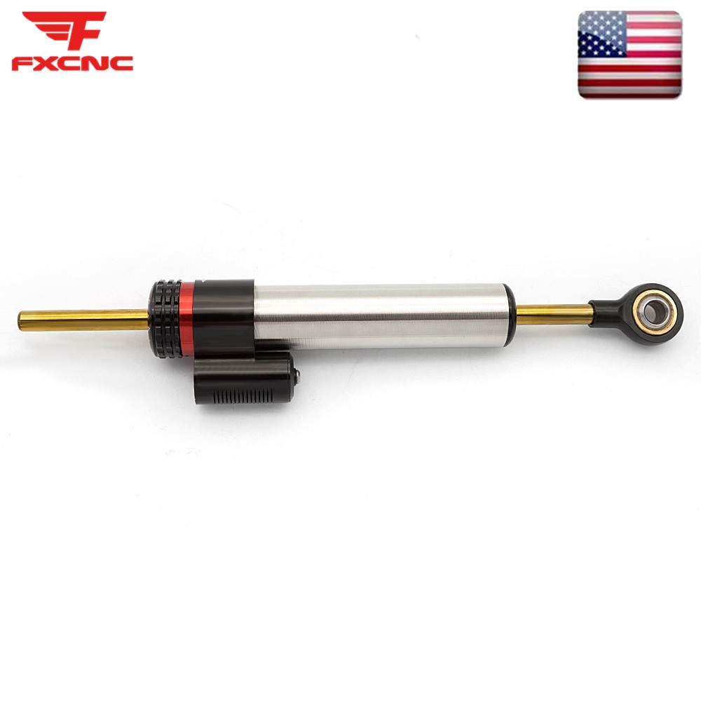 FXCNC Universal Steering Damper Linear Stabilizer Reversed Adjustable 255MM New