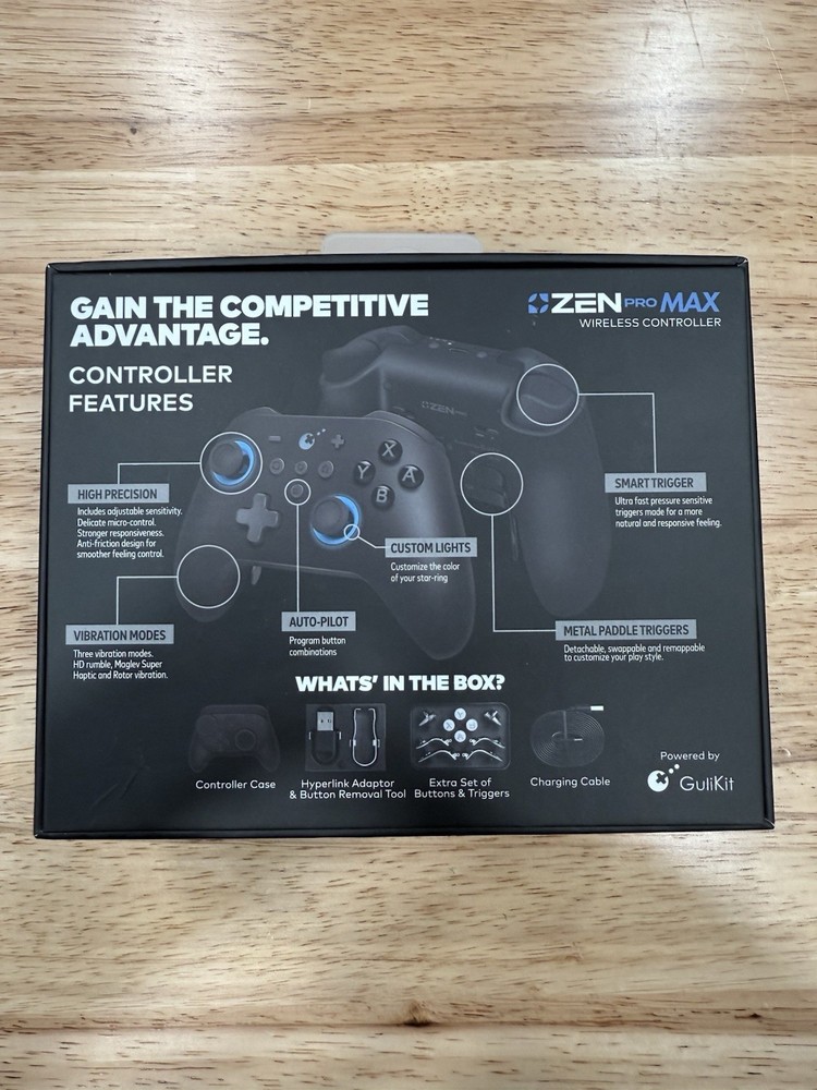 Switch Accessory: Wireless Controller - ZenPro MAX - Black [New ] Black, Cont