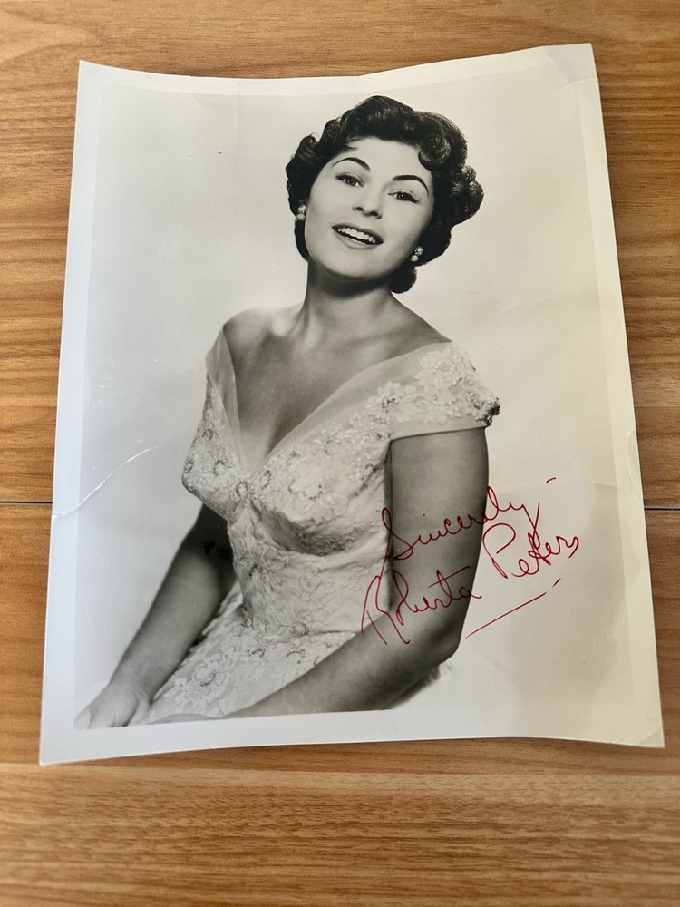 Two Signed Roberta Peters Headshots