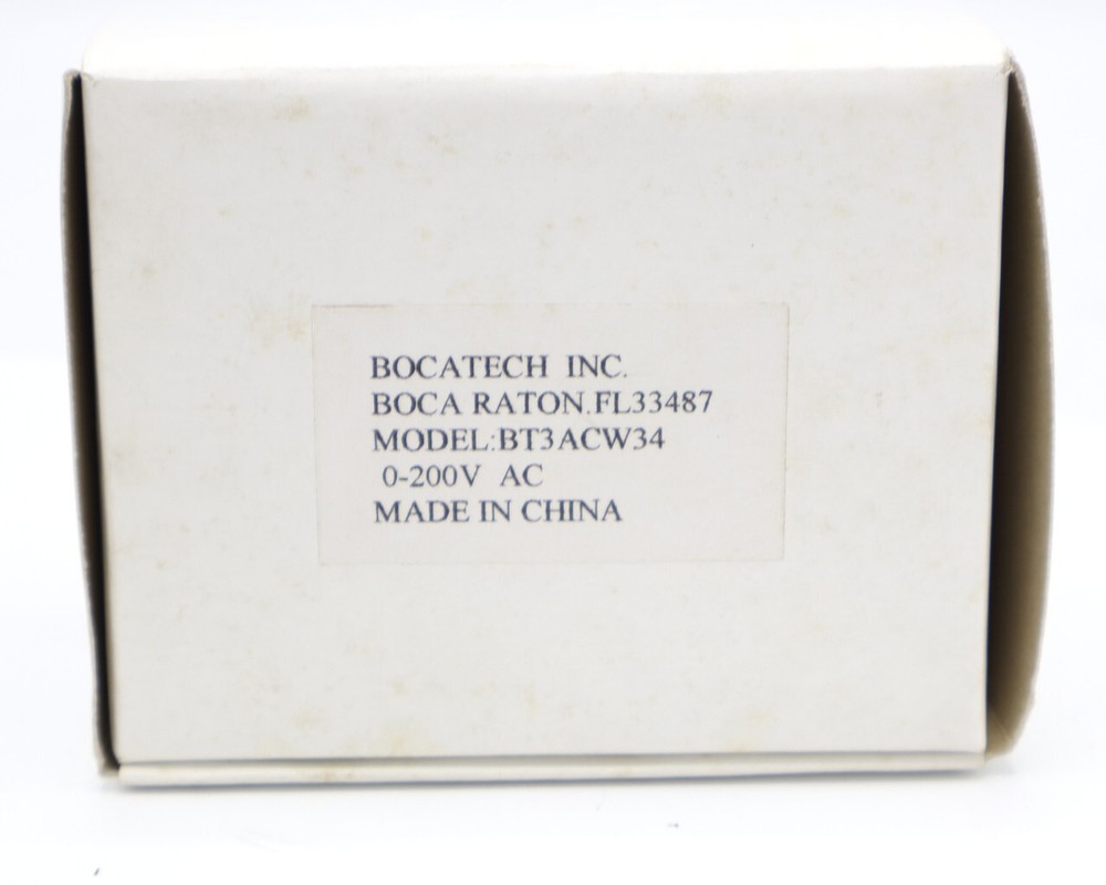 Panel Meter, 0 - 200 AC Volt Meter. 95 x 75mm