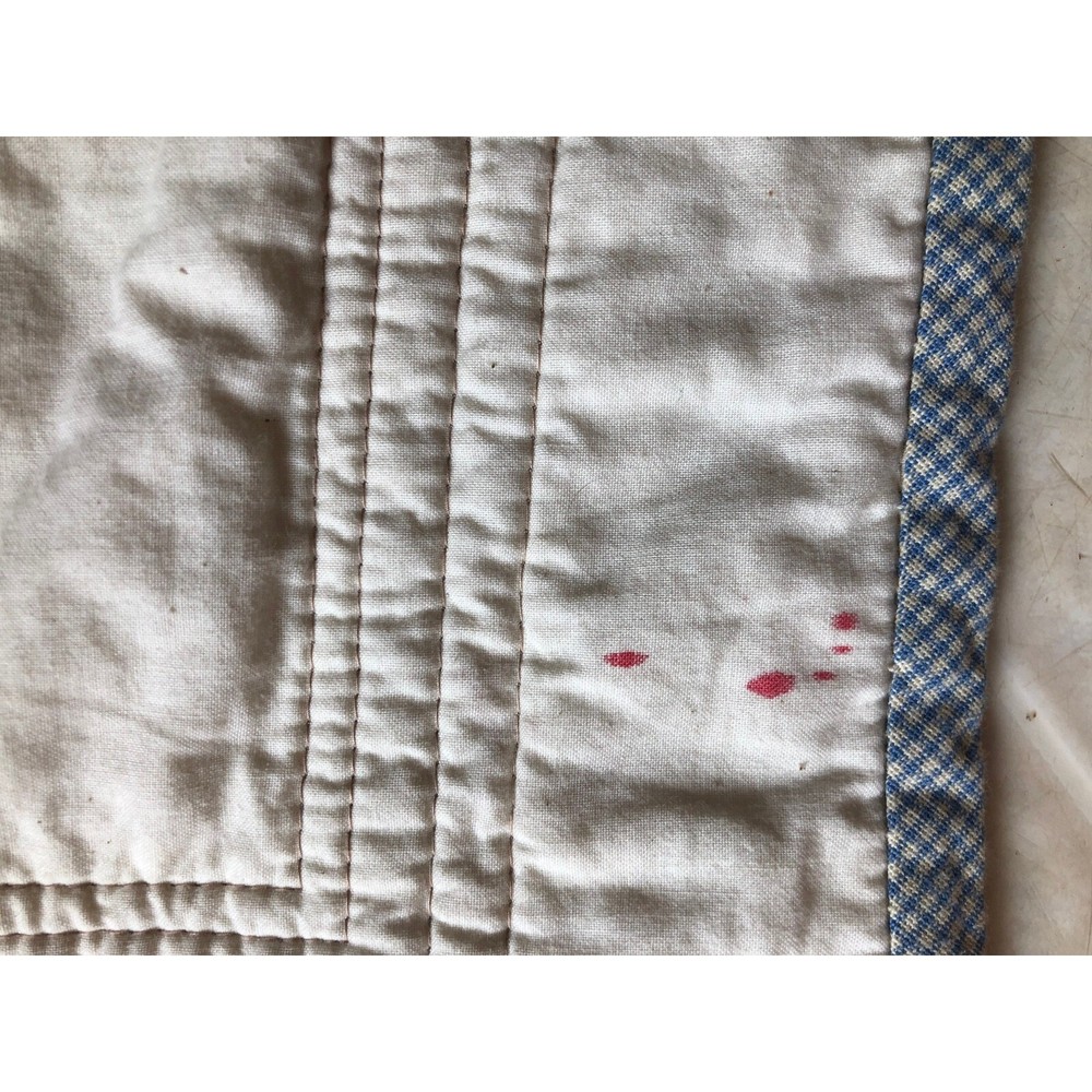 Primitive Style Wall Hanging Cross Stitch on Linen