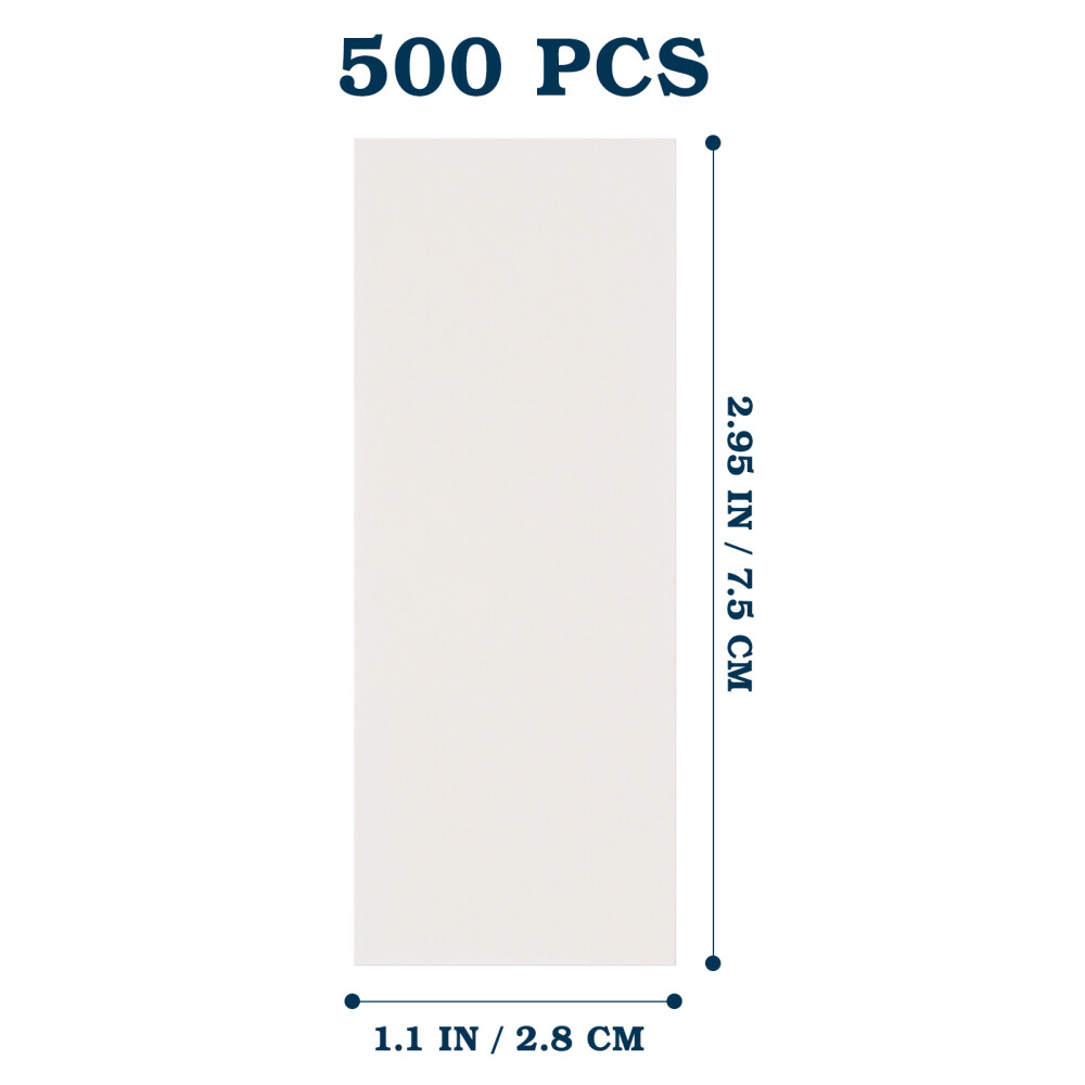 500 Pcs Chromatography Paper Strips Experiments Filter for Pigment Separation