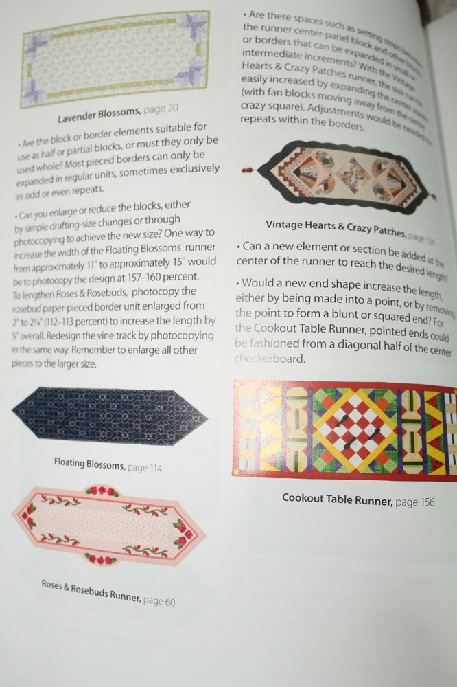 Patchwork Table Runners House of White Birches