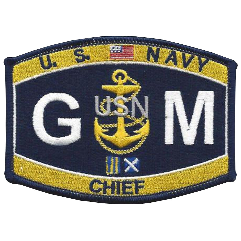 GMC Chief Gunner's Mate Rating Patch