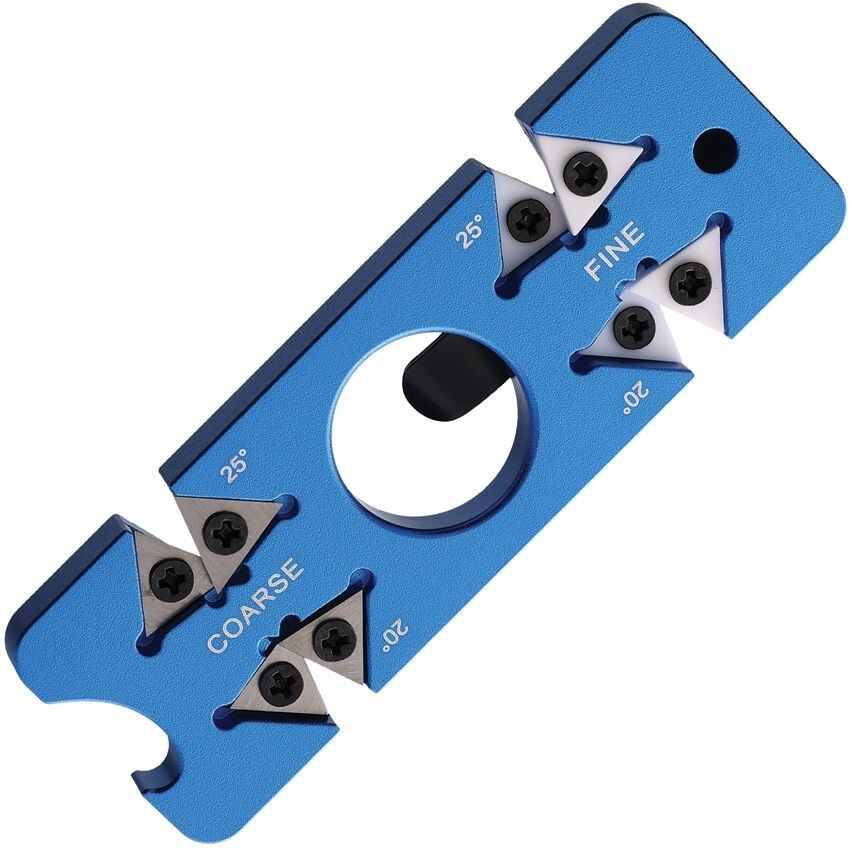 Marbles Knife Sharpener 4 in 1 Field Sharpening Pocket Clip