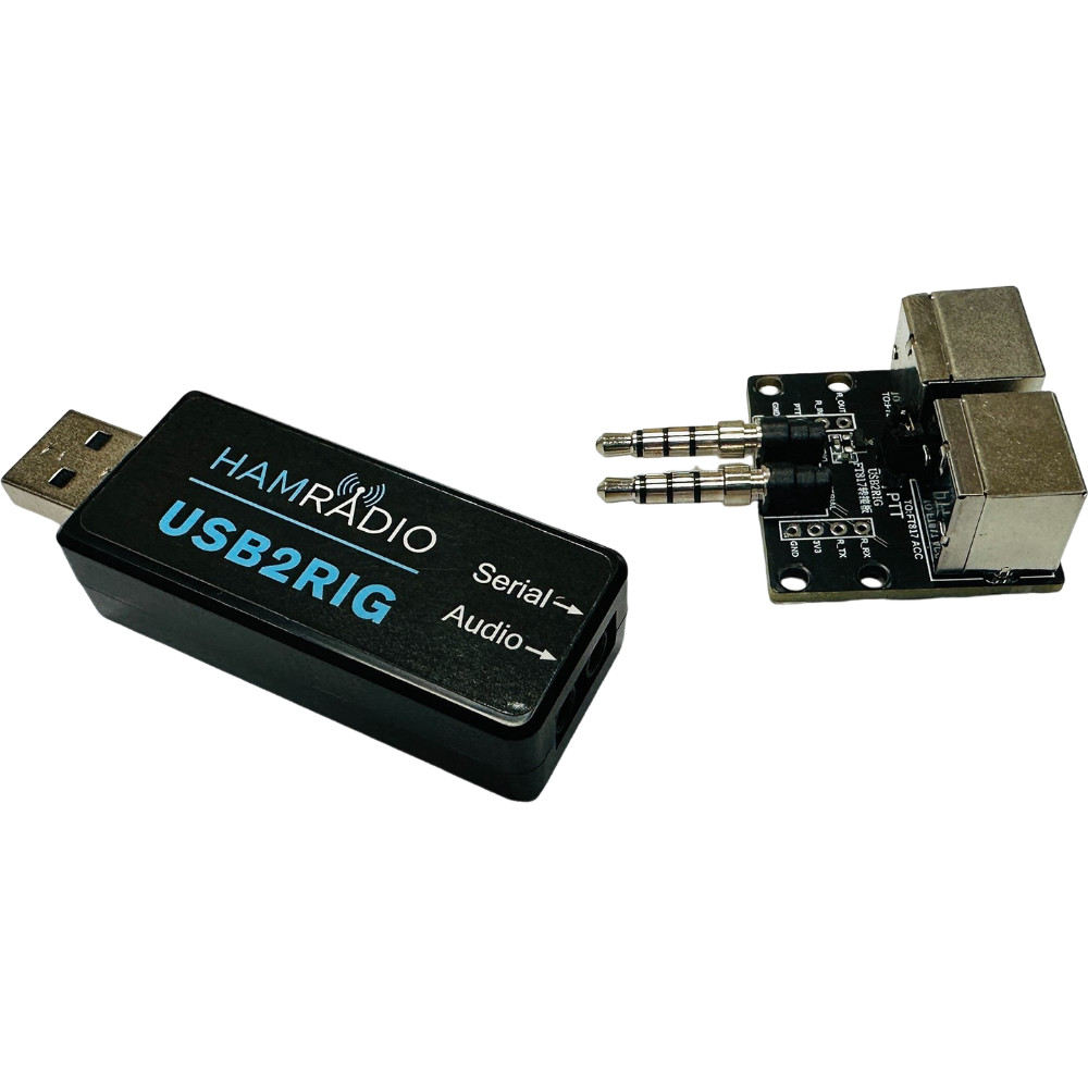 Digital modes interface for Yaesu FT-817 FT-818 with built-in audio codec