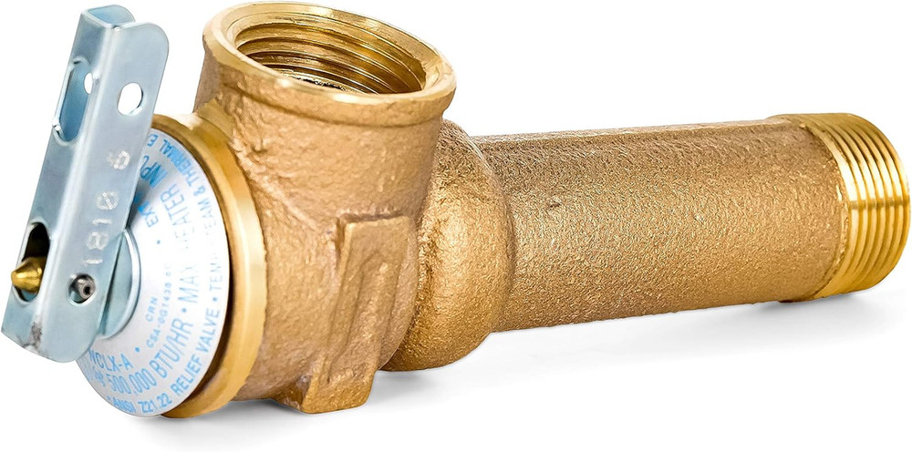 10427 3/4" Temperature and Pressure Relief Valve with 3-5/16" Long Shank