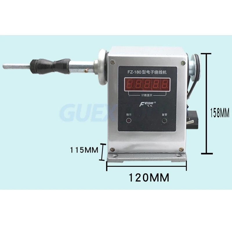 Electric Counting Winding Machine Adjustable Type Semi-automatic Winding Tool