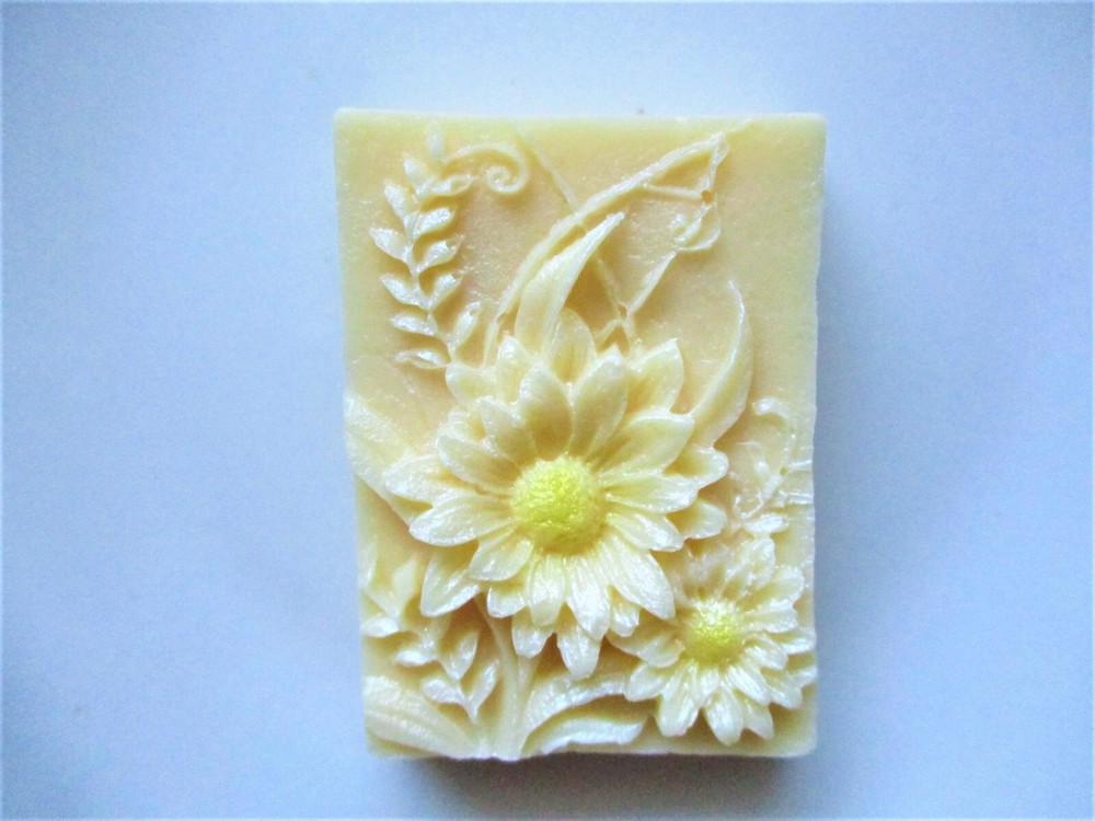 Sunflower. Silicone Mold for Soap, Baking, Candy, Craft projects.