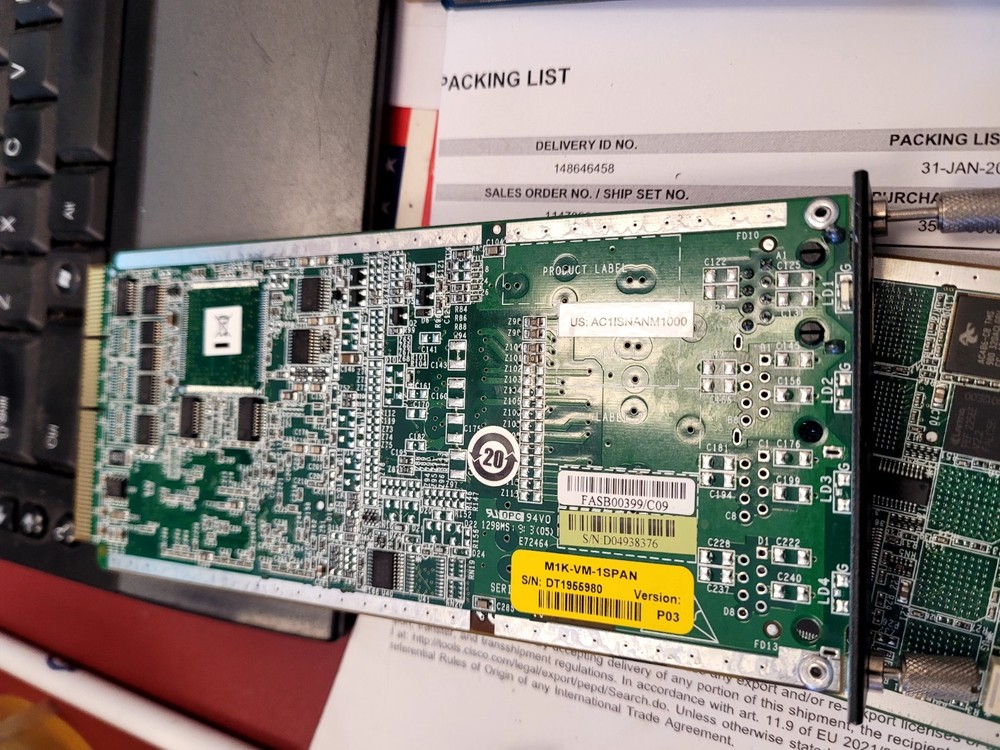 AudioCodes M1KB M1K-VM-1SPAN module trunks for Mediant 1000 (FD)