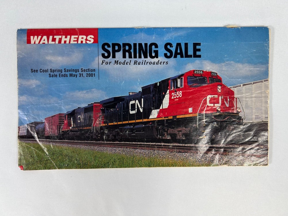 2001 Walthers Model Railroad Hobby Shop Catalog Spring